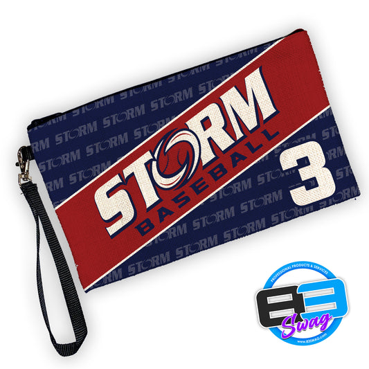 9"x5" Zipper Bag with Wrist Strap - Fleming Island Storm
