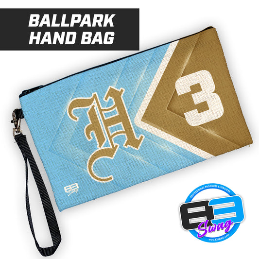 Hard Nose Baseball 2024 - 9"x5" Zipper Bag with Wrist Strap