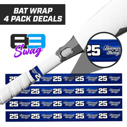 JCB Diamond Kings Baseball - Bat Decal Wraps (4 Pack)