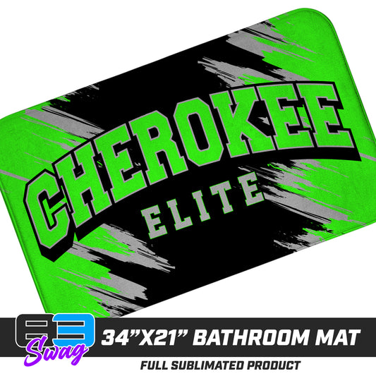 21"x34" Microfiber Bath Mat - Cherokee Elite Baseball