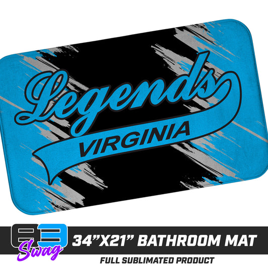 21"x34" Microfiber Bath Mat - Virginia Legends Softball