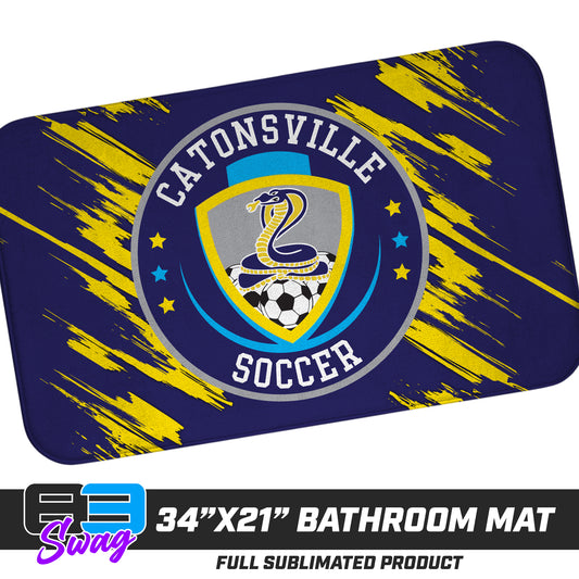 21"x34" Microfiber Bath Mat - Catonsville Cobras Soccer