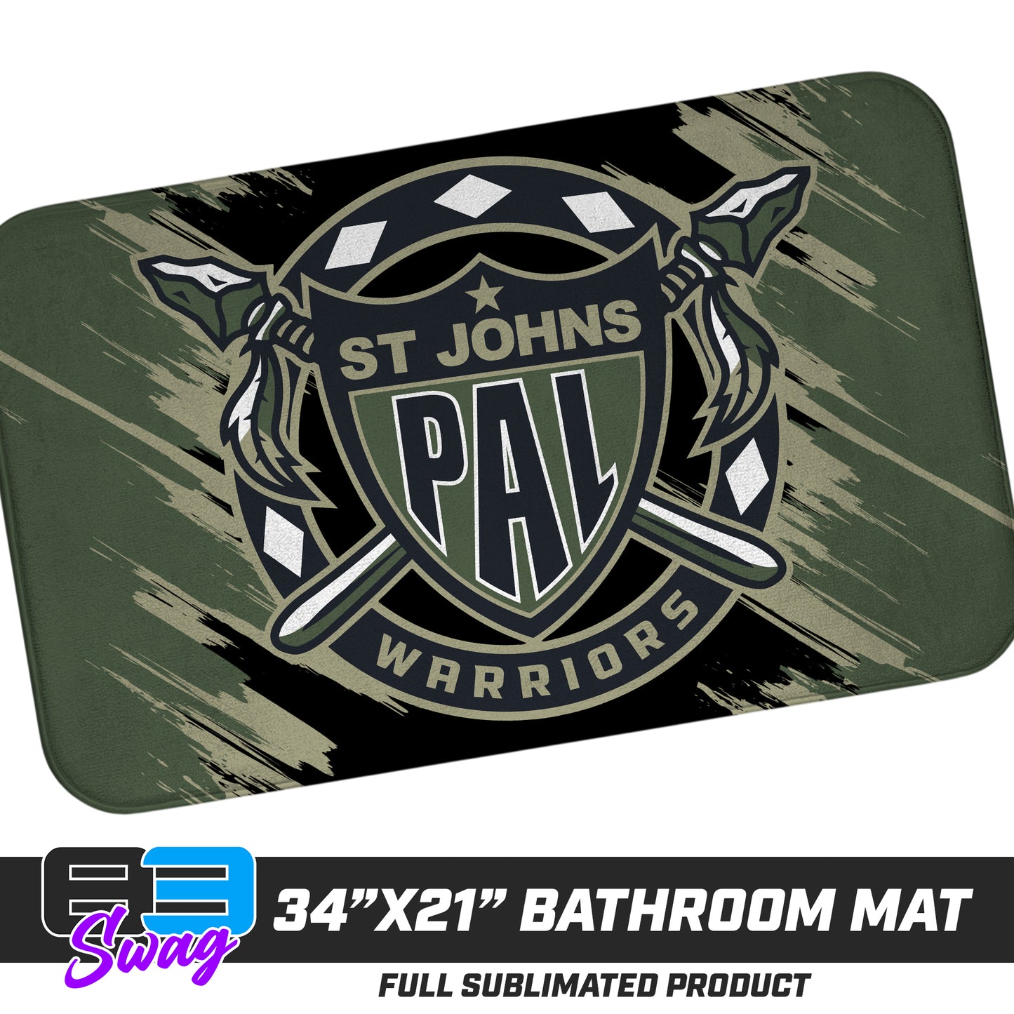 21"x34" Microfiber Bath Mat - PAL Warriors