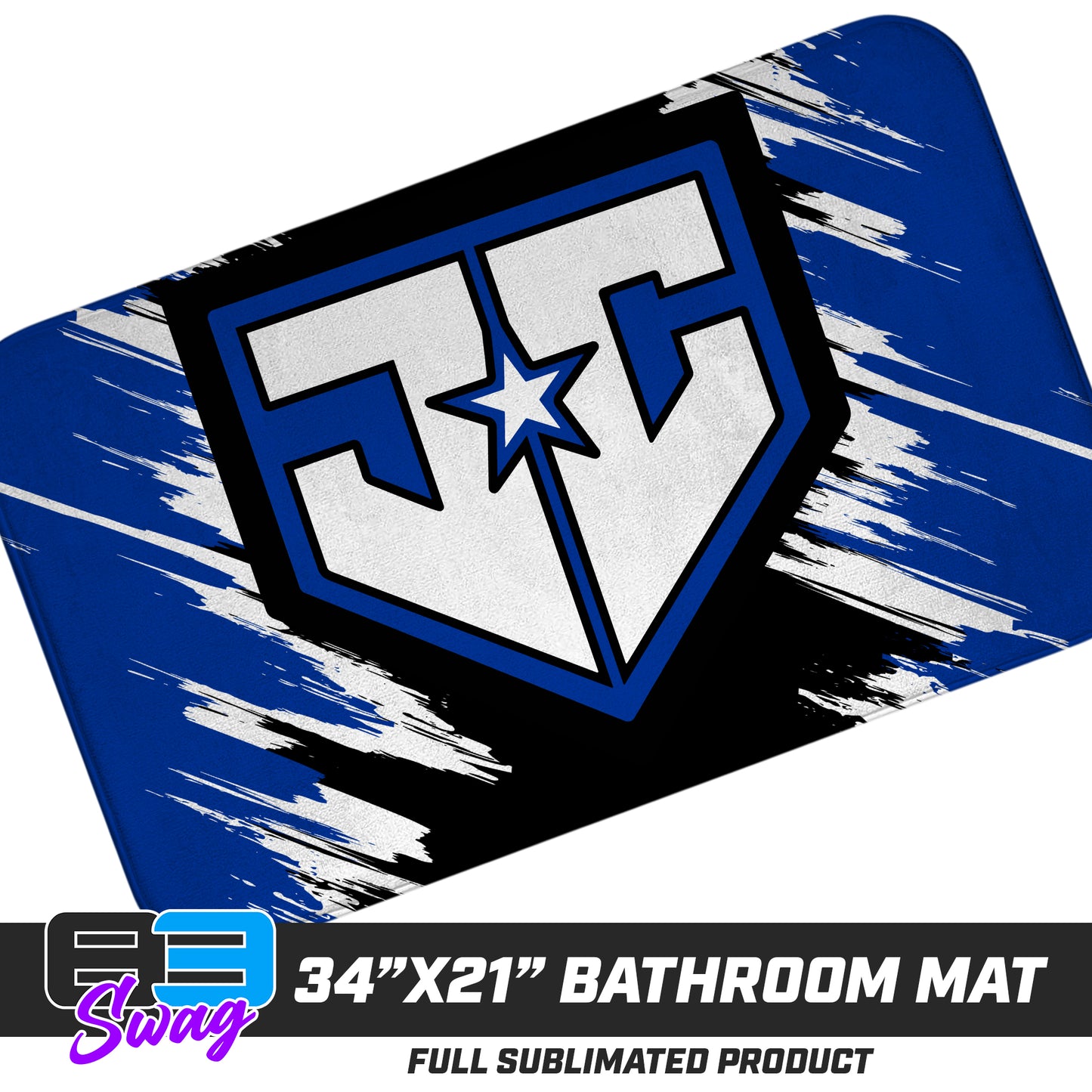 21"x34" Microfiber Bath Mat - JCB - Julington Creek Baseball