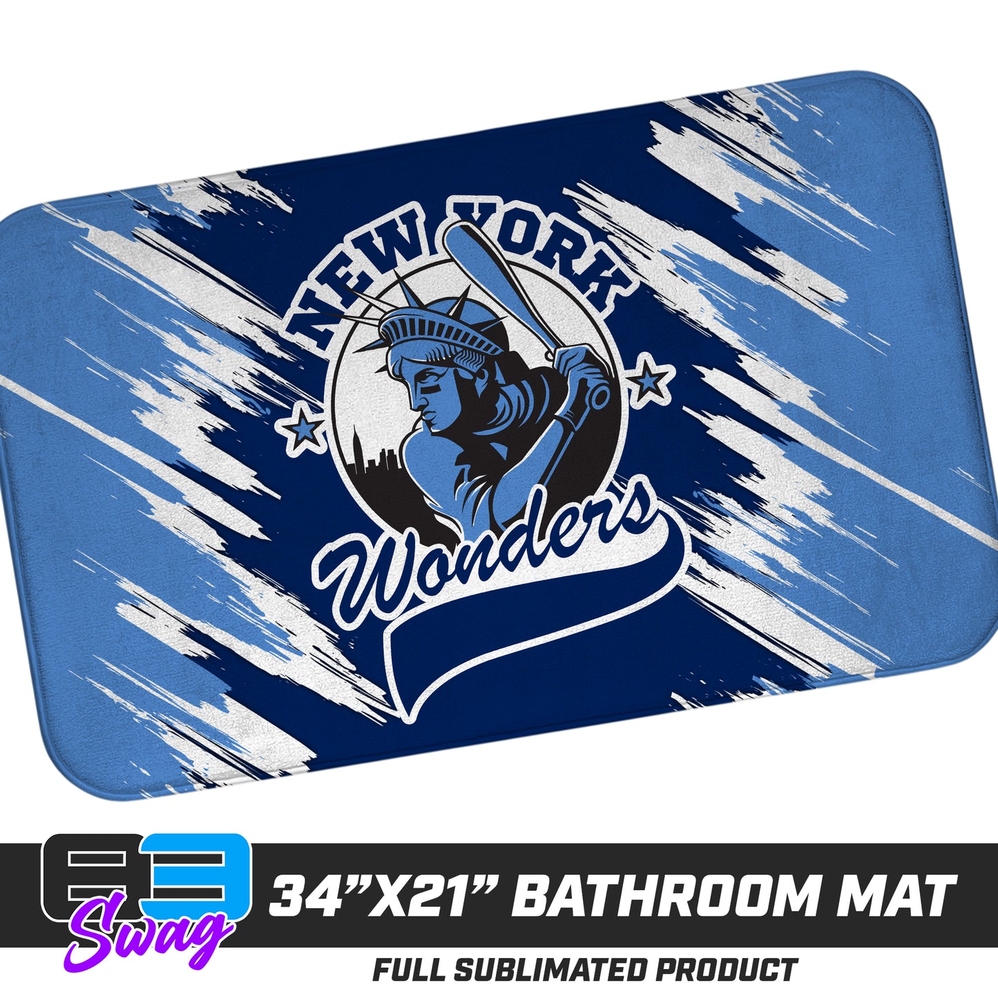 21"x34" Microfiber Bath Mat - New York Wonders