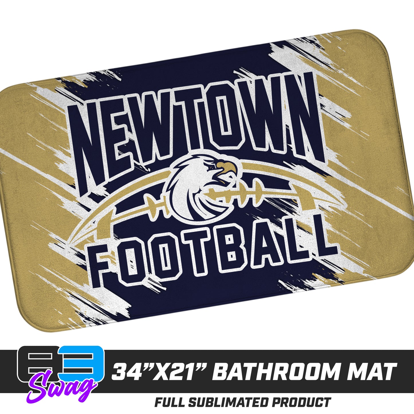 21"x34" Microfiber Bath Mat - Newtown Football