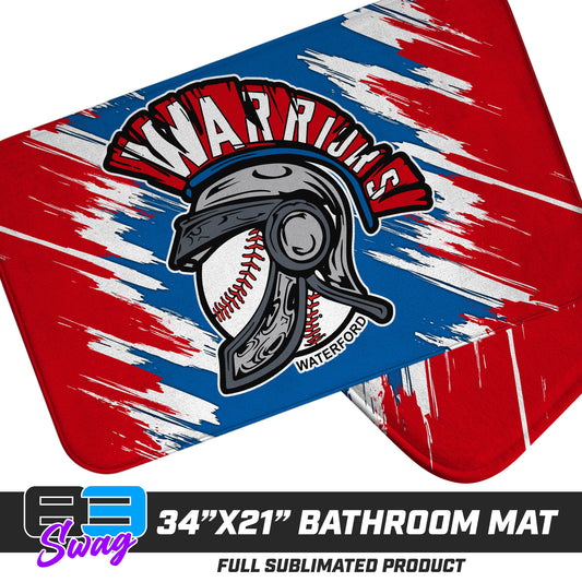 21"x34" Microfiber Bath Mat - Waterford Warriors - 2024 Fall Edition