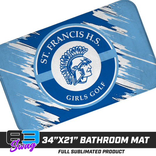 21"x34" Microfiber Bath Mat - St. Francis HS Girls Golf