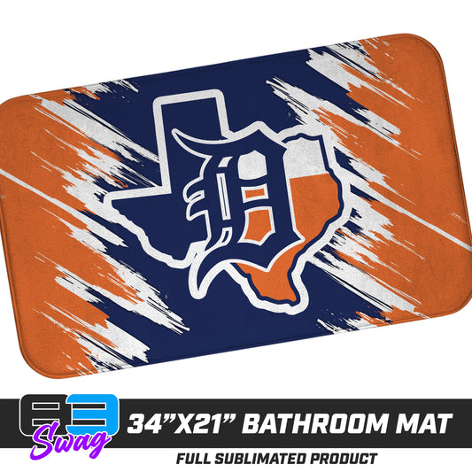 21"x34" Microfiber Bath Mat - Dallas Tigers Baseball