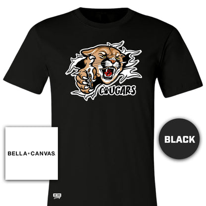 Bella + Canvas 3001C Unisex Jersey T-Shirt - North Caroline Cougars Football