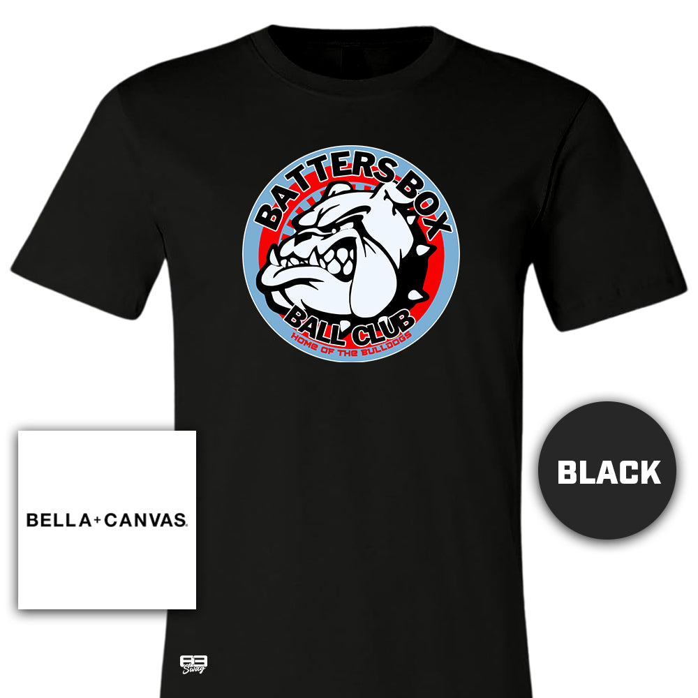 Bella + Canvas 3001C Unisex Jersey T-Shirt - Batters Box Bulldogs V2