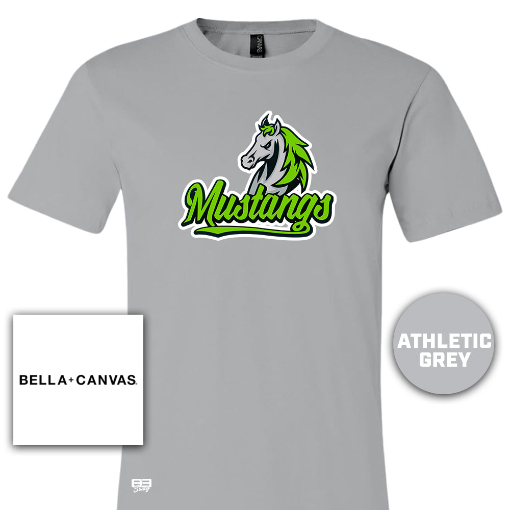 Bella + Canvas 3001C Unisex Jersey T-Shirt - Mustangs