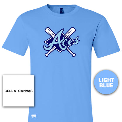 Bella + Canvas 3001C Unisex Jersey T-Shirt - Aces Baseball