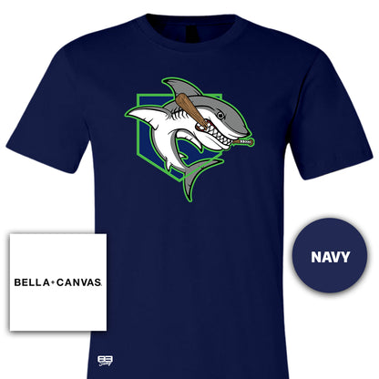 Bella + Canvas 3001C Unisex Jersey T-Shirt - Orlando Baseball Prospects - Land Sharks V1