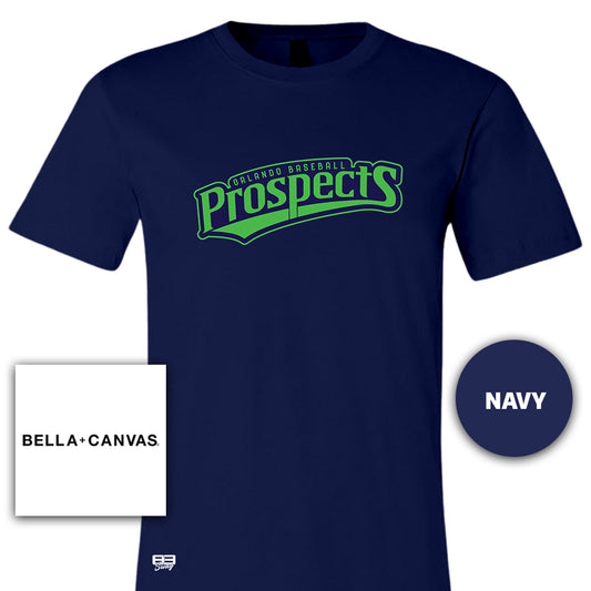 Bella + Canvas 3001C Unisex Jersey T-Shirt - Orlando Baseball Prospects - OBP