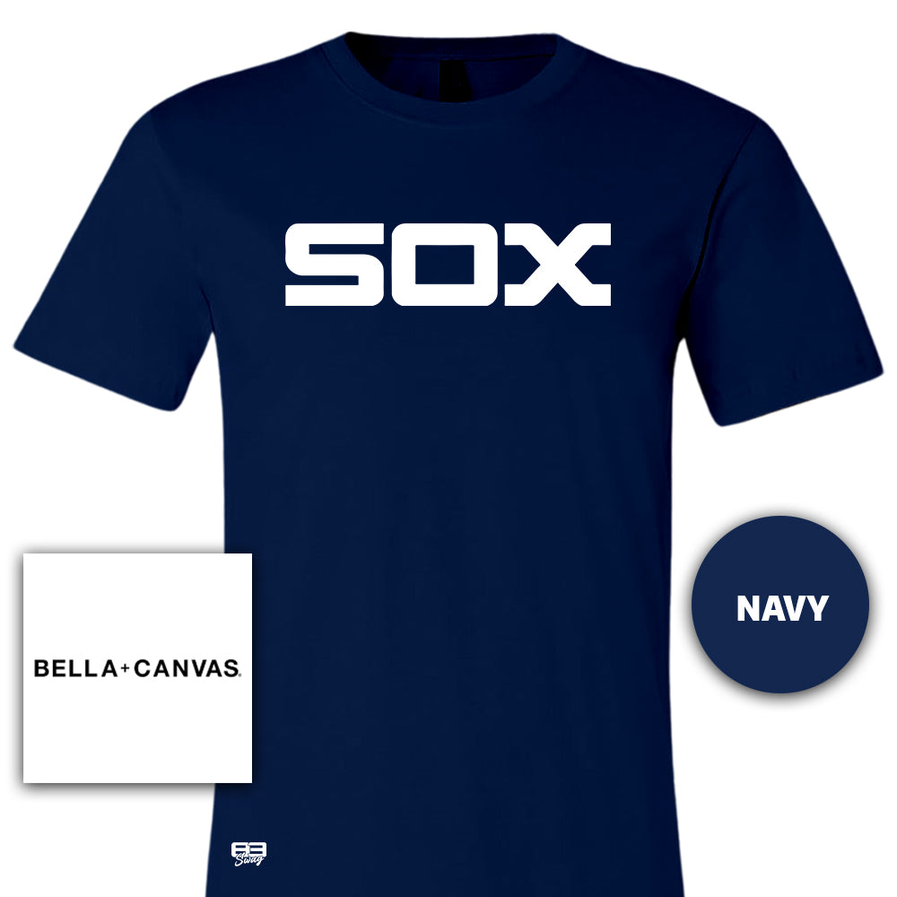 Bella + Canvas 3001C Unisex Jersey T-Shirt - Blue Sox V2