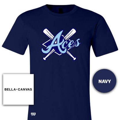 Bella + Canvas 3001C Unisex Jersey T-Shirt - Aces Baseball