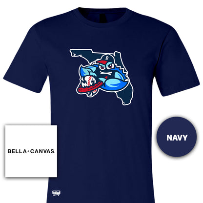 Bella + Canvas 3001C Unisex Jersey T-Shirt - FCA Blueclaws Baseball