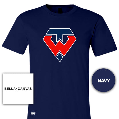 Bella + Canvas 3001C Unisex Jersey T-Shirt - Tampa Warriors Baseball V1