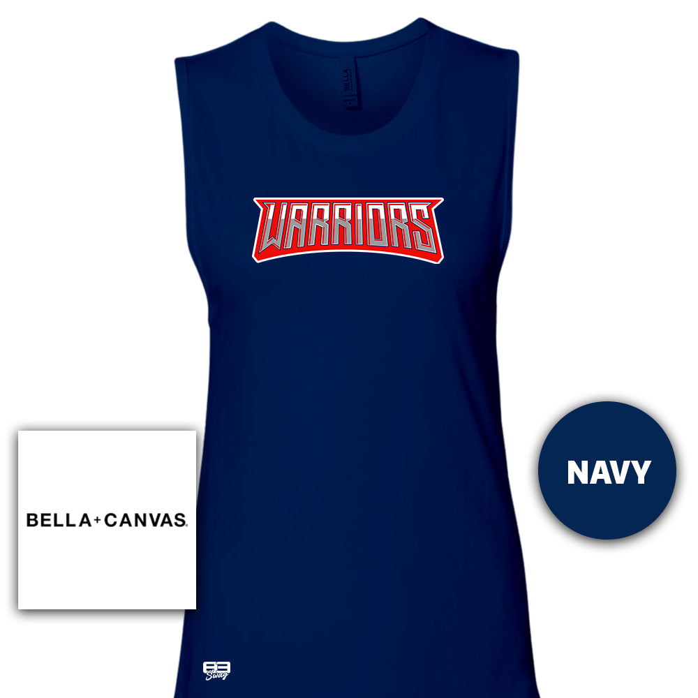 Bella + Canvas B6008 Women's Jersey Racerback Tank - Tampa Warriors Baseball V2