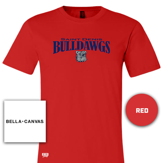 Bella + Canvas 3001C Unisex Jersey T-Shirt - St. Denis Bulldawgs V1