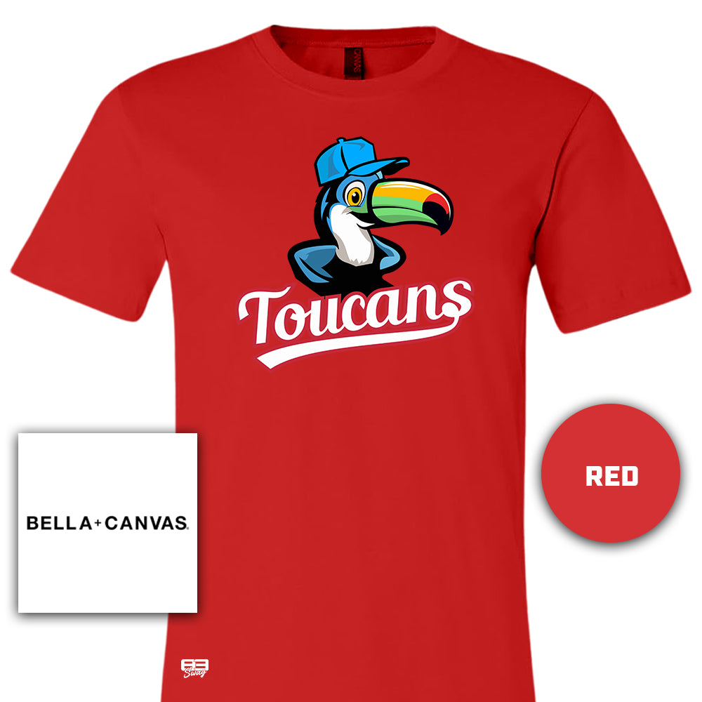 Bella + Canvas 3001C Unisex Jersey T-Shirt - Toucans Baseball LV