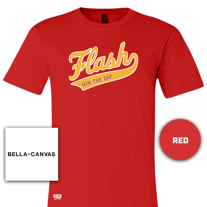 Bella + Canvas 3001C Unisex Jersey T-Shirt - Flash Baseball