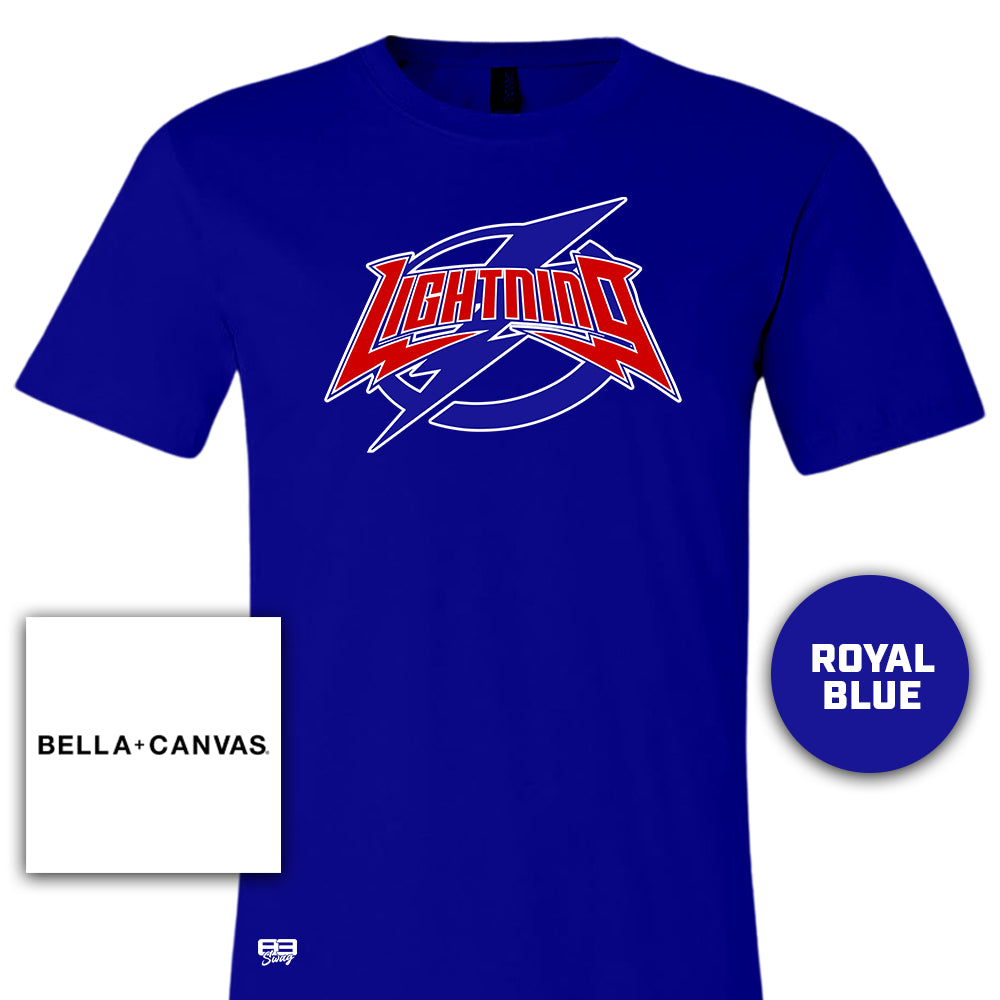 Bella + Canvas 3001C Unisex Jersey T-Shirt - Palm Beach Gardens Lightning