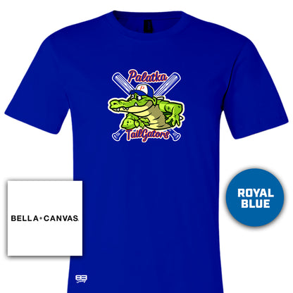 Bella + Canvas 3001C Unisex Jersey T-Shirt - Palatka TailGators Baseball V2