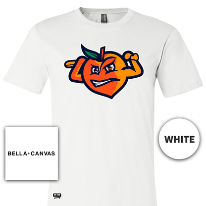 Bella + Canvas 3001C Unisex Jersey T-Shirt - Peach Clobbers Baseball