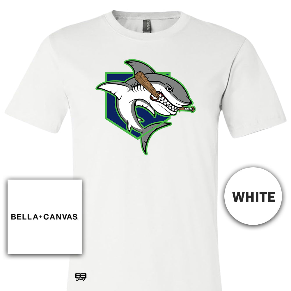 Bella + Canvas 3001C Unisex Jersey T-Shirt - Orlando Baseball Prospects - Land Sharks V1