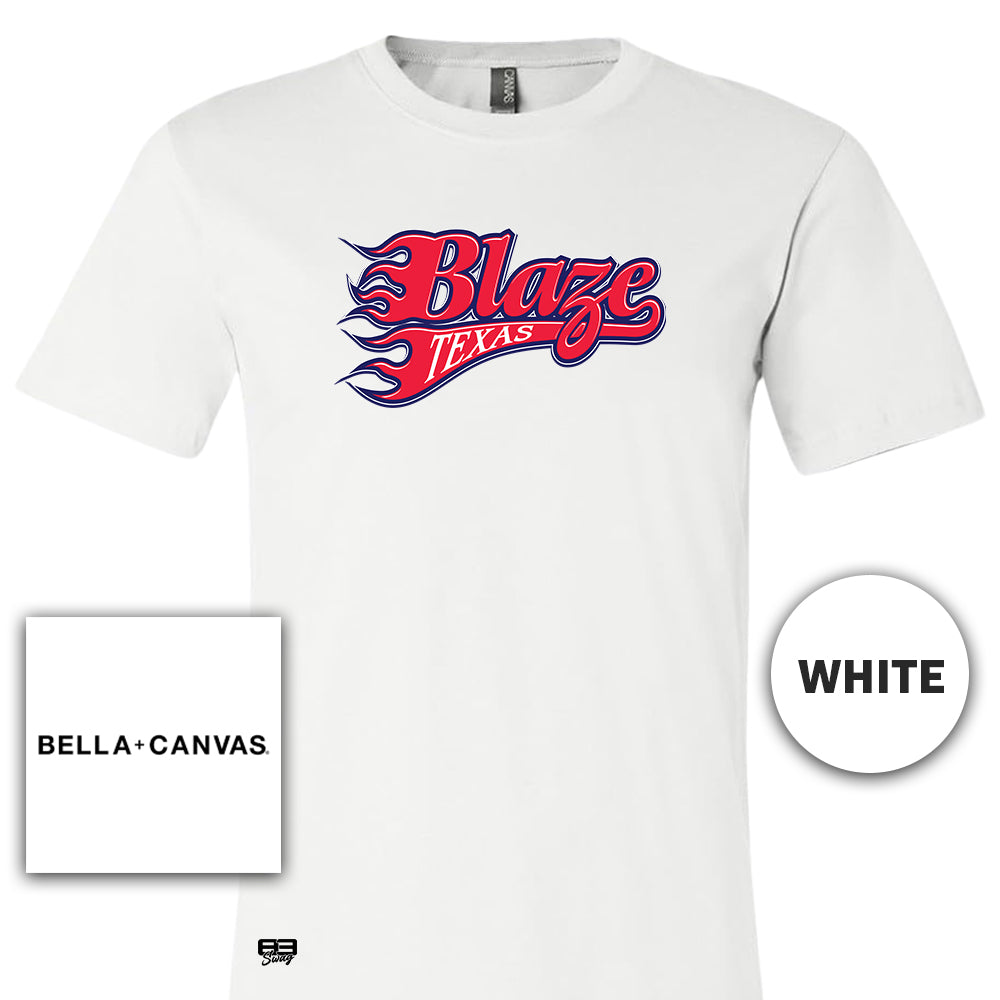 Bella + Canvas 3001C Unisex Jersey T-Shirt - Texas Blaze Softball