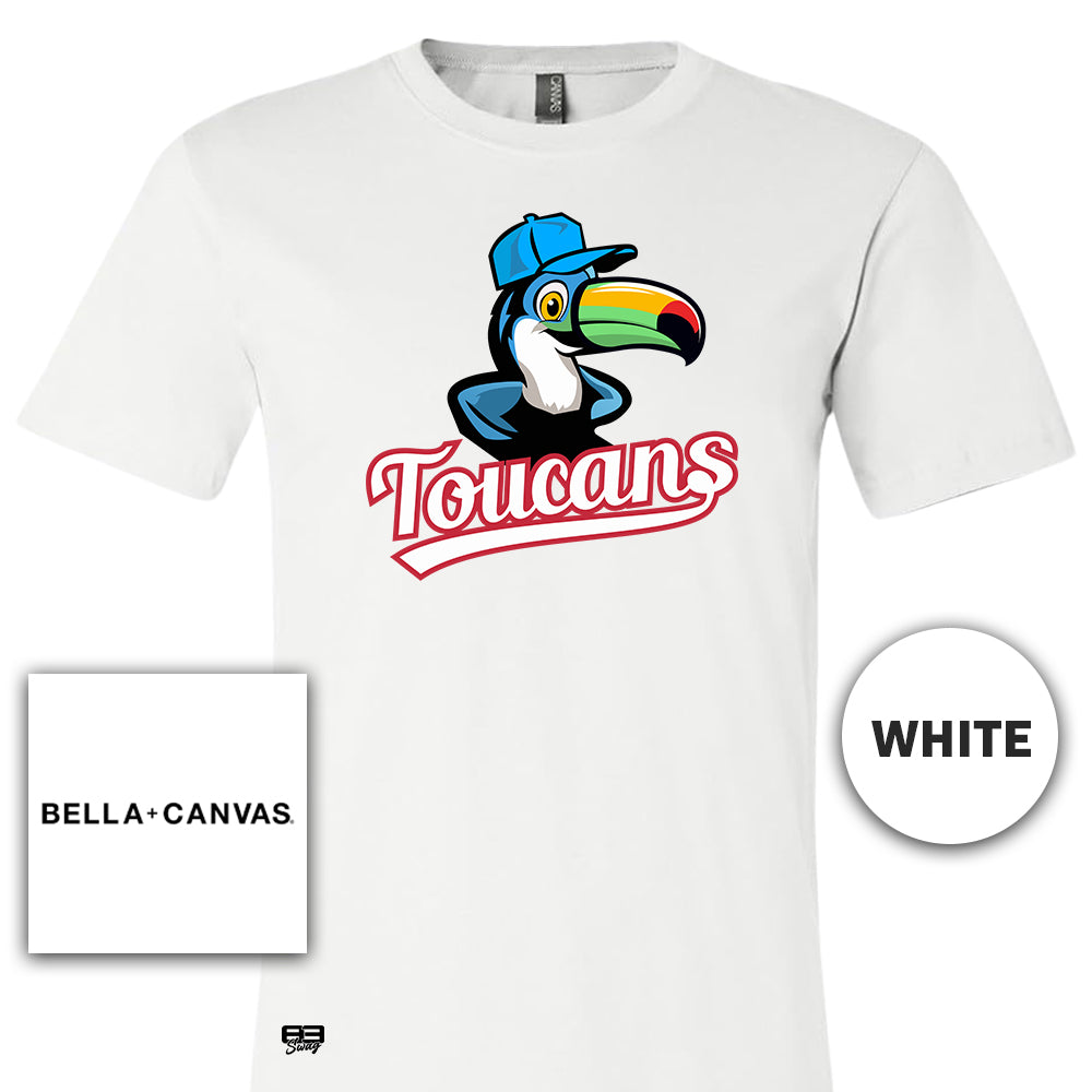 Bella + Canvas 3001C Unisex Jersey T-Shirt - Toucans Baseball LV