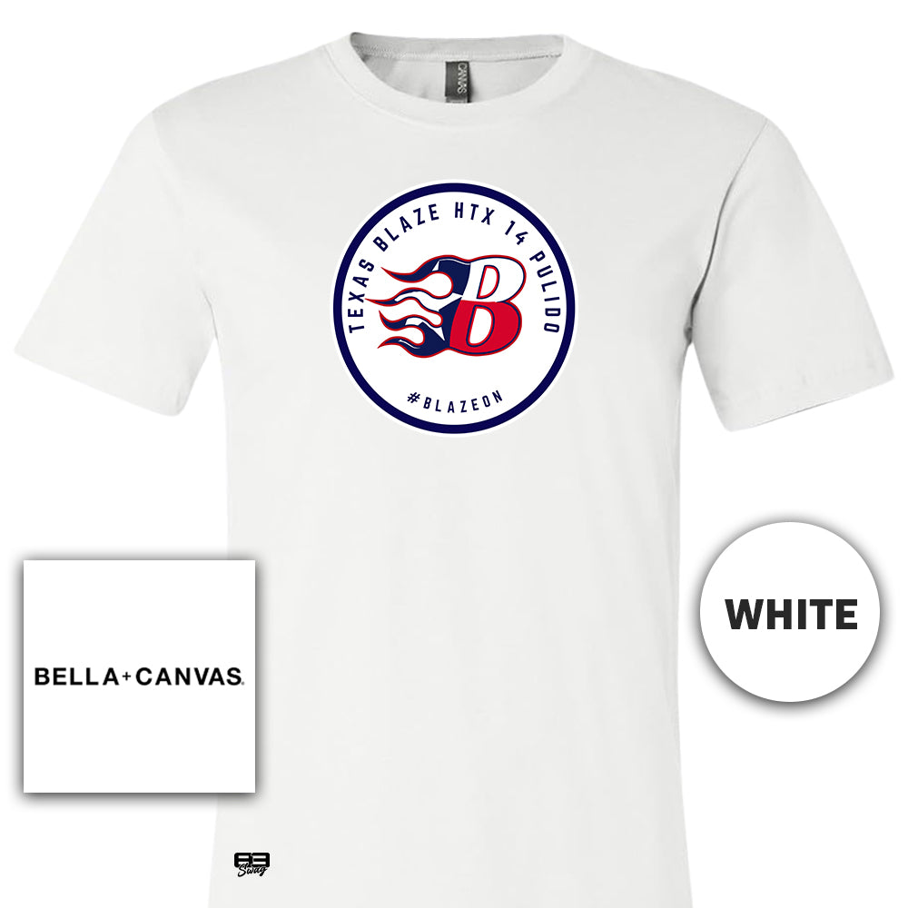 Bella + Canvas 3001C Unisex Jersey T-Shirt - Texas Blaze Softball V2