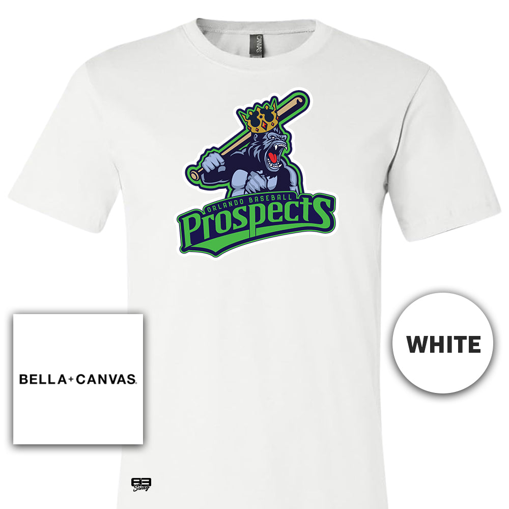 Bella + Canvas 3001C Unisex Jersey T-Shirt - Orlando Baseball Prospects - Gorilla Kings V2