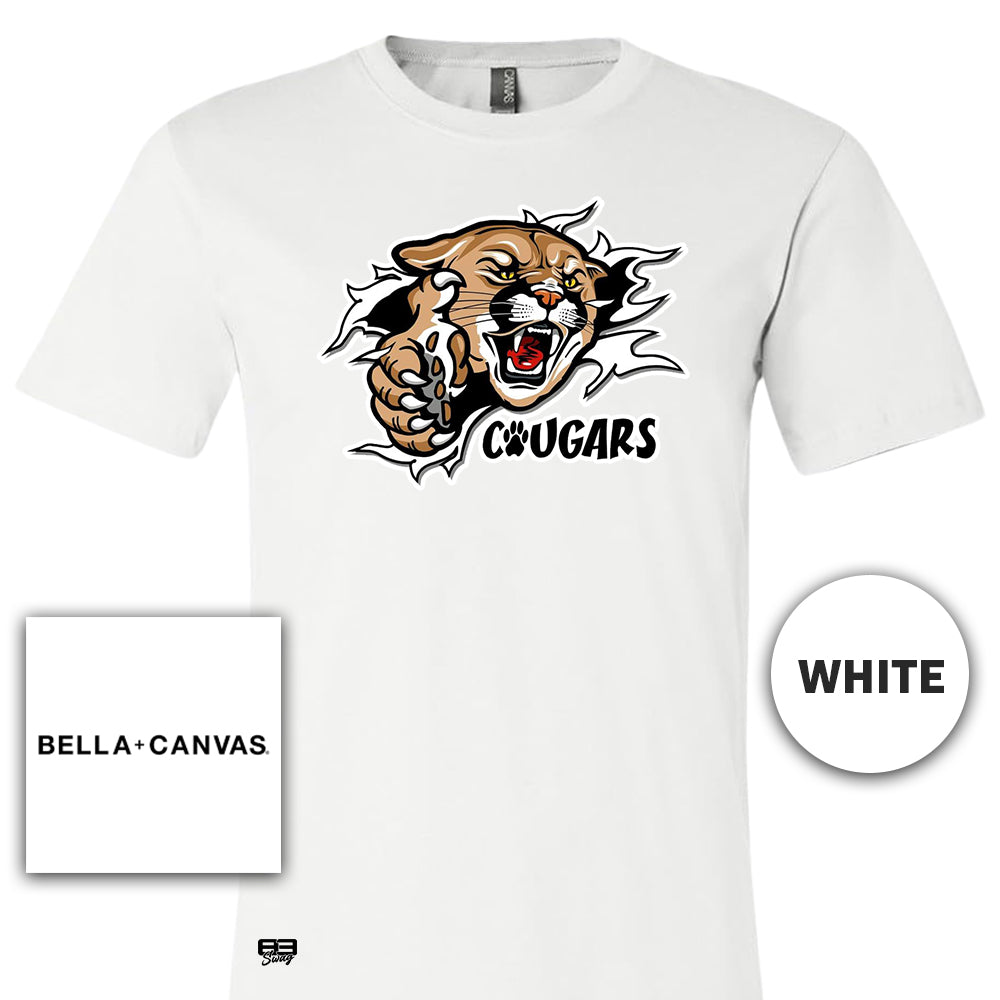 Bella + Canvas 3001C Unisex Jersey T-Shirt - North Caroline Cougars Football