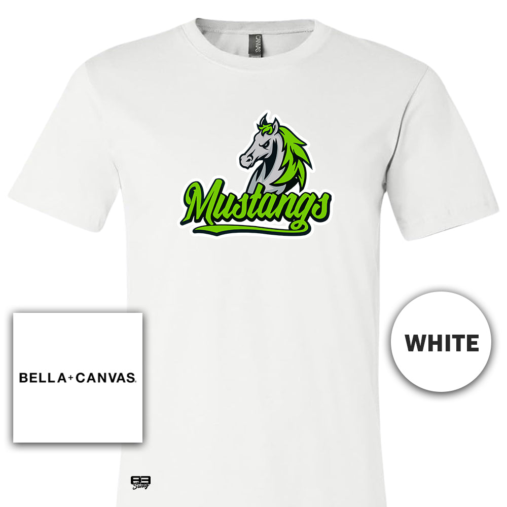 Bella + Canvas 3001C Unisex Jersey T-Shirt - Mustangs