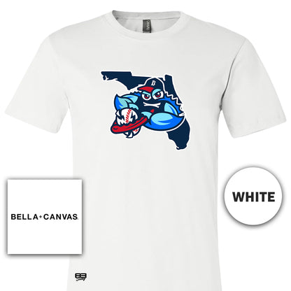 Bella + Canvas 3001C Unisex Jersey T-Shirt - FCA Blueclaws Baseball