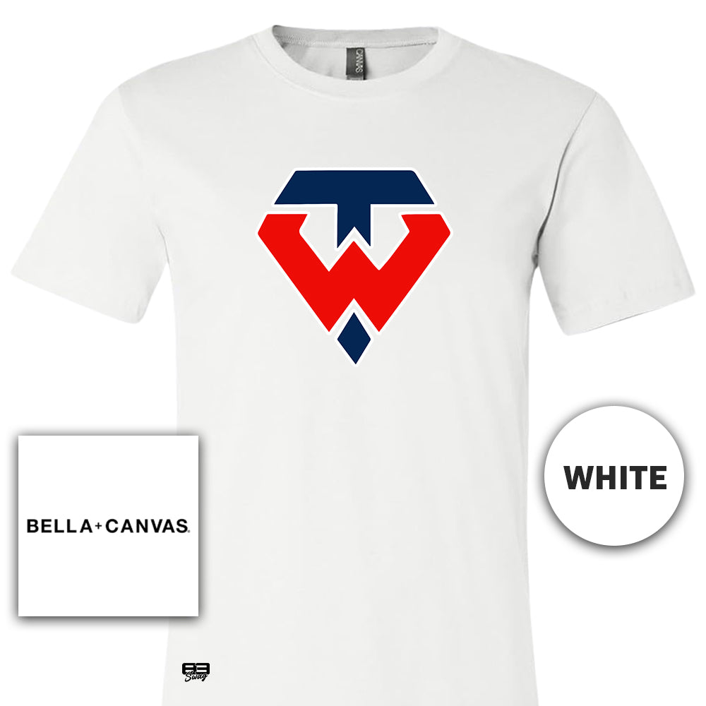 Bella + Canvas 3001C Unisex Jersey T-Shirt - Tampa Warriors Baseball V1