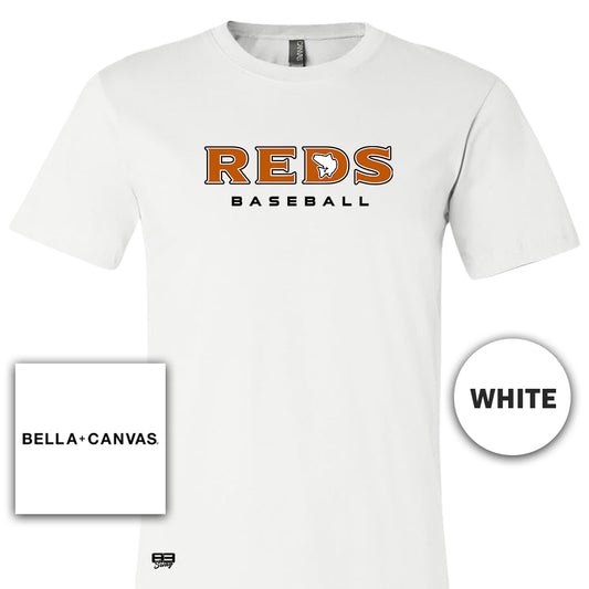 Bella + Canvas 3001C Unisex Jersey T-Shirt - ANCIENT CITY REDS V2