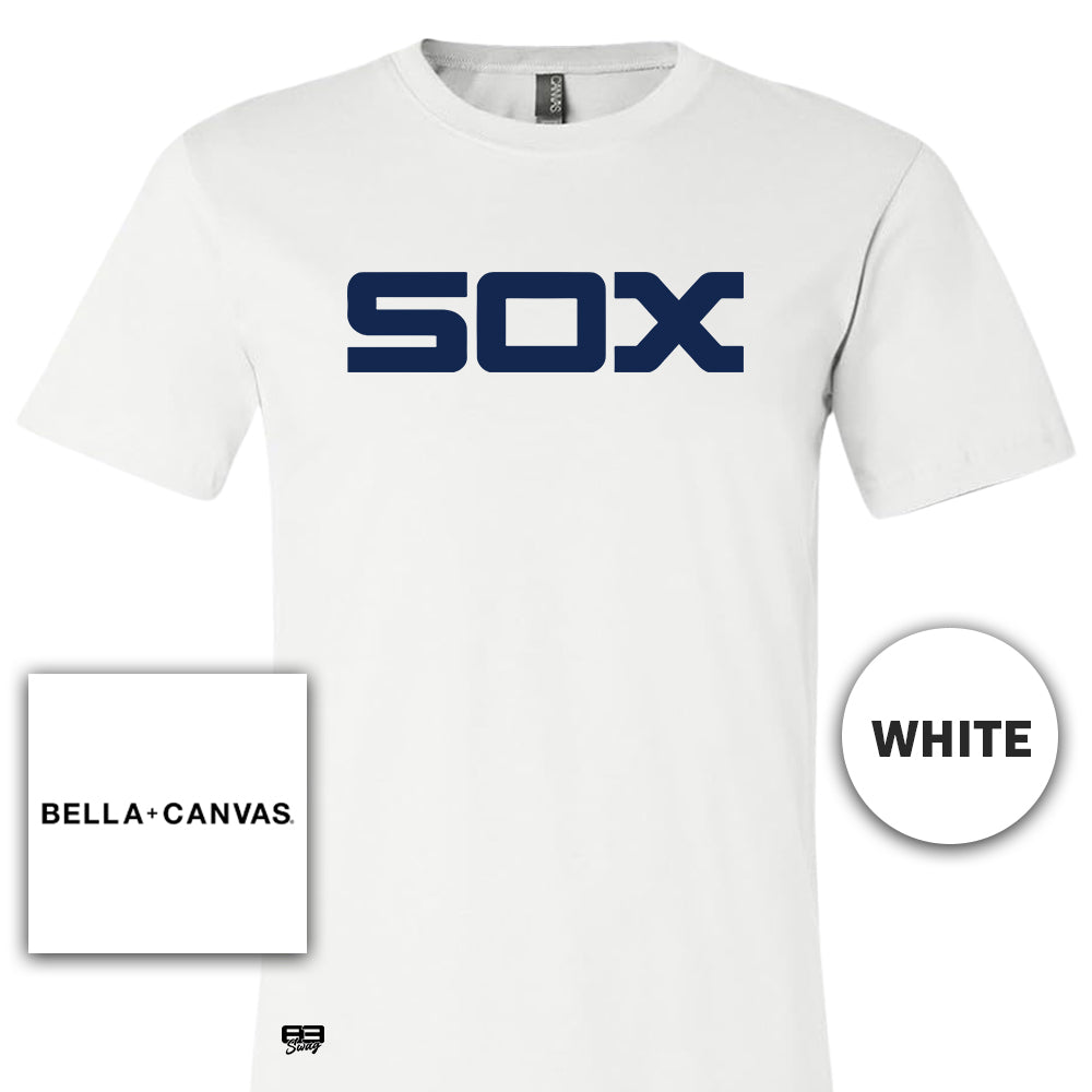 Bella + Canvas 3001C Unisex Jersey T-Shirt - Blue Sox V2