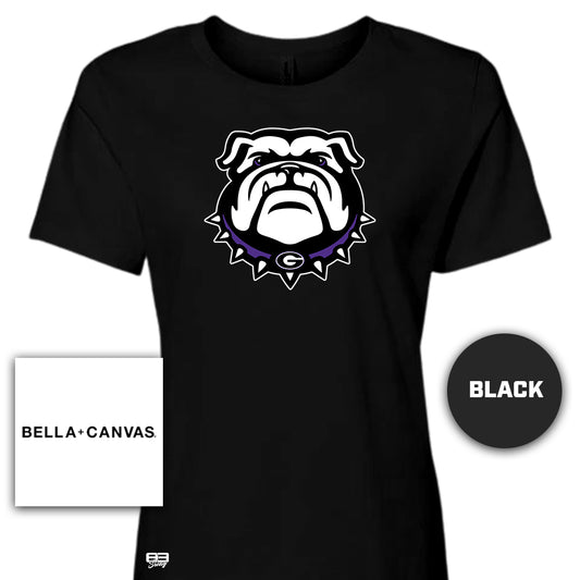 Bella + Canvas B6400 Women's Relaxed Jersey Short-Sleeve T-Shirt - Geraldine Bulldogs Football