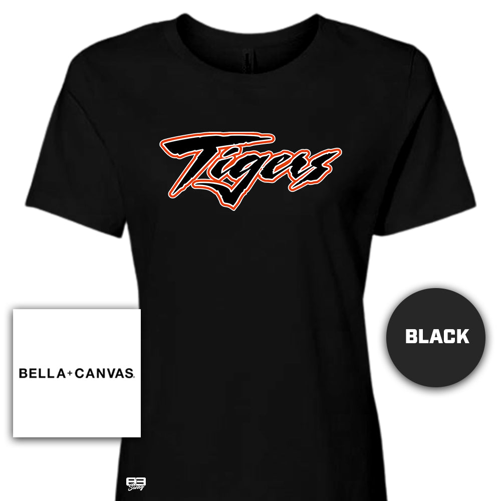 Bella + Canvas B6400 Women's Relaxed Jersey Short-Sleeve T-Shirt - Winter Park Tigers V2