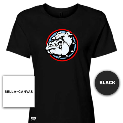 Bella + Canvas B6400 Women's Relaxed Jersey Short-Sleeve T-Shirt - Batters Box Bulldogs V1 Softball