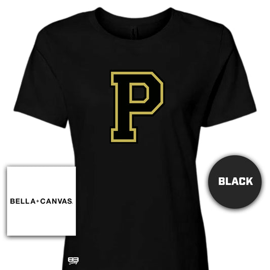 Bella + Canvas B6400 Women's Relaxed Jersey Short-Sleeve T-Shirt - Parkway High School Panthers V2