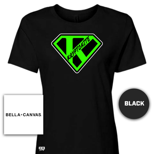 Bella + Canvas B6400 Women's Relaxed Jersey Short-Sleeve T-Shirt - Kryptonite Softball