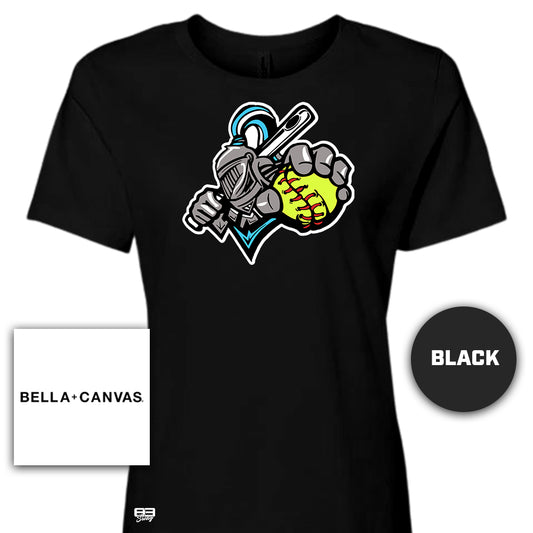 Bella + Canvas B6400 Women's Relaxed Jersey Short-Sleeve T-Shirt - Knights Softball