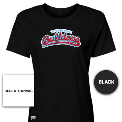 Bella + Canvas B6400 Women's Relaxed Jersey Short-Sleeve T-Shirt - Batters Box Bulldogs V3