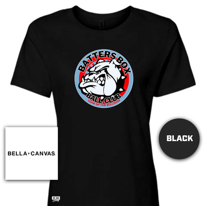 Bella + Canvas B6400 Women's Relaxed Jersey Short-Sleeve T-Shirt - Batters Box Bulldogs V2