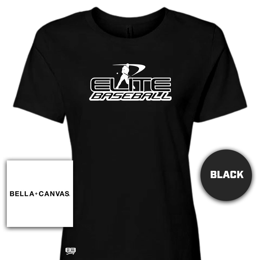 Bella + Canvas B6400 Women's Relaxed Jersey Short-Sleeve T-Shirt - Elite Baseball V1